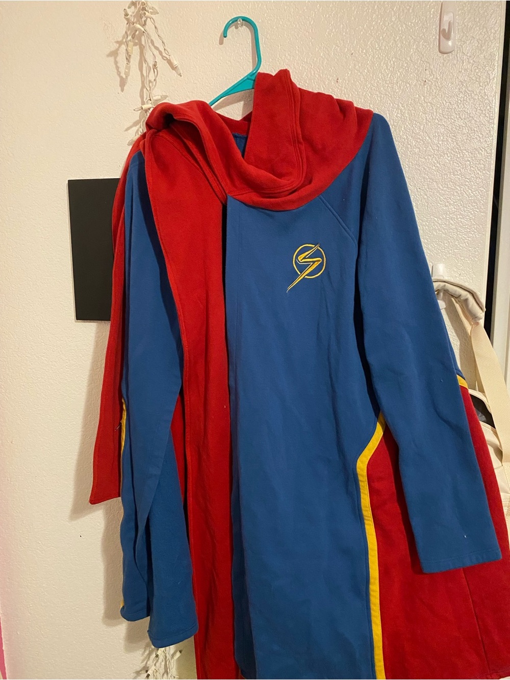 Marvel Red and Blue Superhero Hoodie